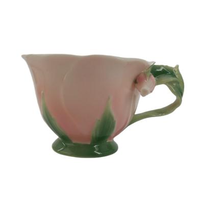 Rose and Petals Teacup and Saucer