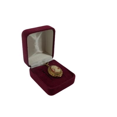 Vintage Cameo Locket Necklace