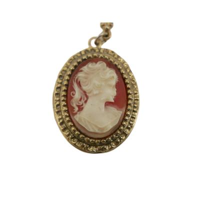 Vintage Cameo Locket Necklace