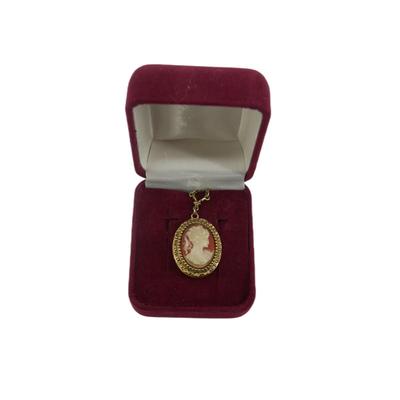 Vintage Cameo Locket Necklace