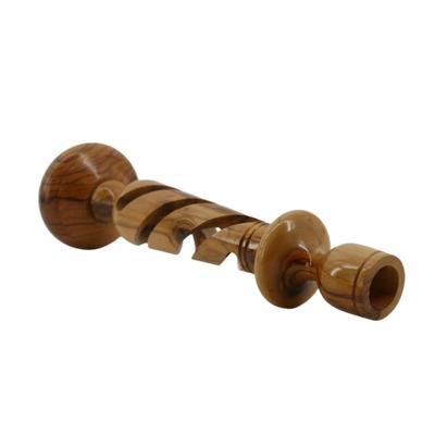 Handmade Holy Land Wooden Candlestick