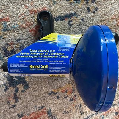 BrassCraft 1/4 in  x 25 feet Pistol Grip Drum Drain Auger