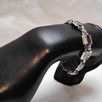 Vintage Abalone 925 7" Bracelet