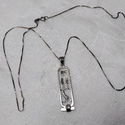 Egyptian 19" 925 Necklace