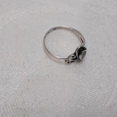 Vintage Milky Quartz 925 Ring Size 7.5