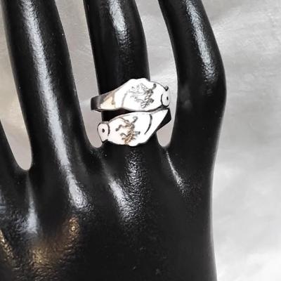 Siamese Bypass  925 Ring Size 7 Circa 1940s
