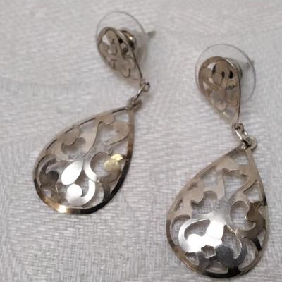 Vintage Filigree  925 Earrings