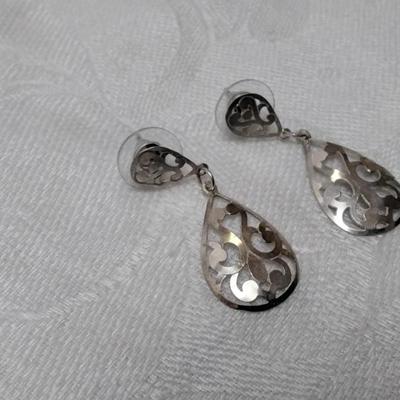 Vintage Filigree  925 Earrings