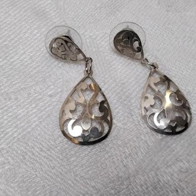 Vintage Filigree  925 Earrings
