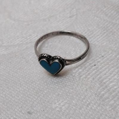 Vintage Turquoise 925 Ring Size 8