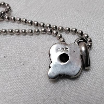 Vintage Onyx 925 18" Necklace