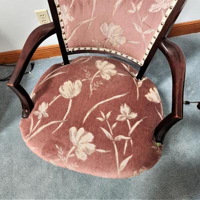 Lot #38  Handsome Antique Armchair