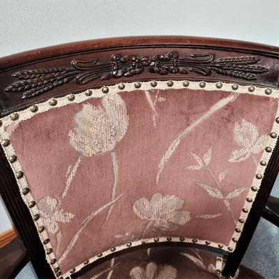 Lot #38  Handsome Antique Armchair