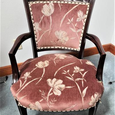 Lot #38  Handsome Antique Armchair