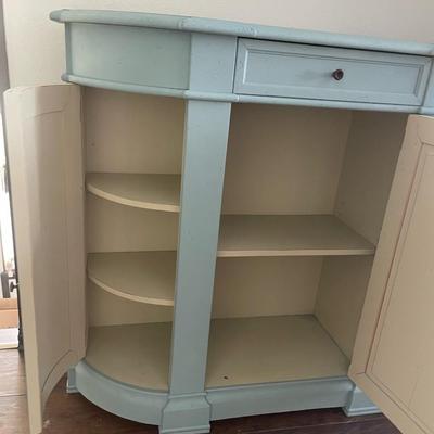 Vintage Wood painted credenza