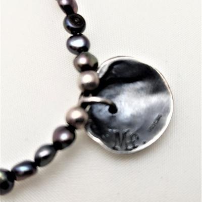 Lot #39  Mignon Faget Sterling/Pearl necklace