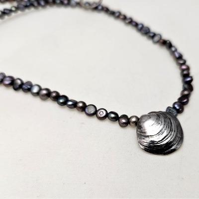 Lot #39  Mignon Faget Sterling/Pearl necklace