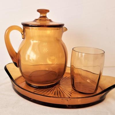 Lot #42 1940's Bedside Carafe - Complete!