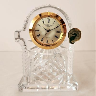 Lot #43  WATERFORD Crystal Nocturne Clock in Box