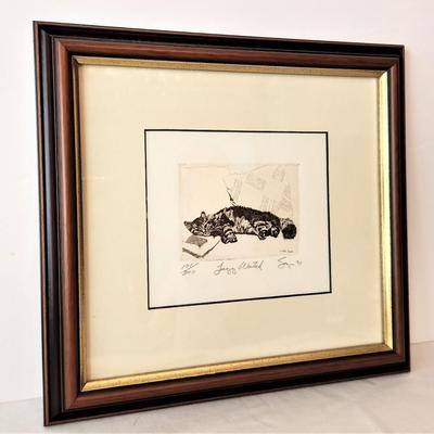 Lot #45  Philip Sage Etching - limited edition