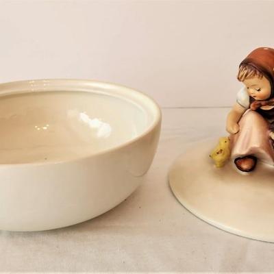 Lot #47  Hummel "Chick Girl" Candy Dish - scarce