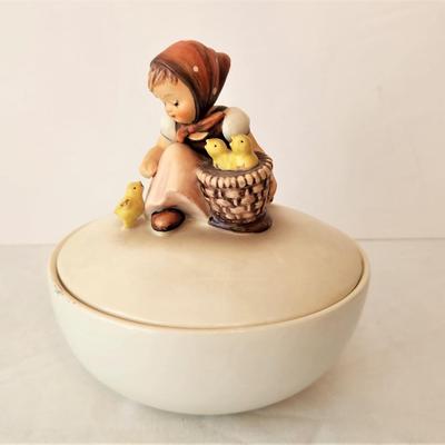 Lot #47  Hummel "Chick Girl" Candy Dish - scarce