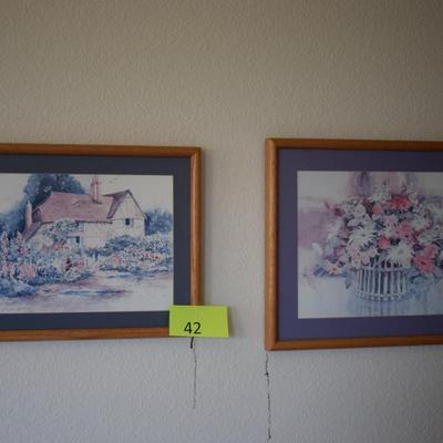 Two smaller prints