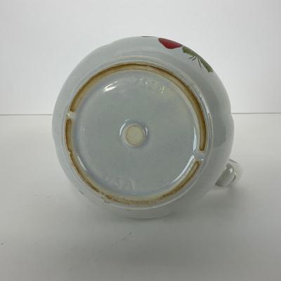 -41- POTTERY | McCoy 7528 USA Strawberry Pitcher & Bowl