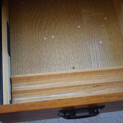 Golden Oak Brand Mission style Desk