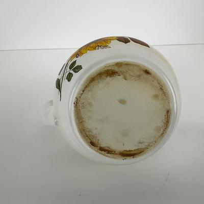 -42- POTTERY | McCoy USA Sunflower | Pitcher & Bowl