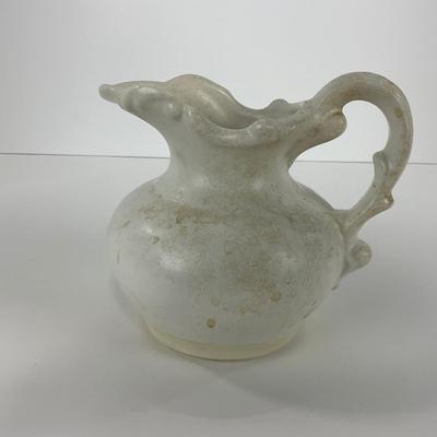 -43- POTTERY | McCoy USA Sunflower | Pitcher & Bowl