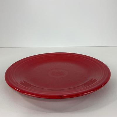-44- DISHES | Fiesta Homer Laughlin | Six Red Large Plates