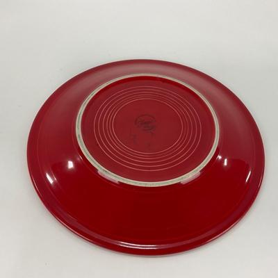 -44- DISHES | Fiesta Homer Laughlin | Six Red Large Plates