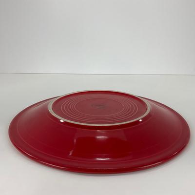 -44- DISHES | Fiesta Homer Laughlin | Six Red Large Plates