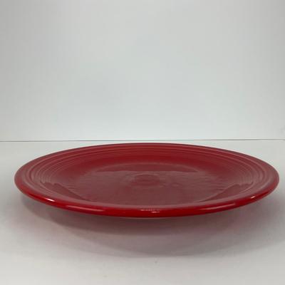 -44- DISHES | Fiesta Homer Laughlin | Six Red Large Plates