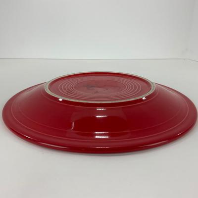-44- DISHES | Fiesta Homer Laughlin | Six Red Large Plates