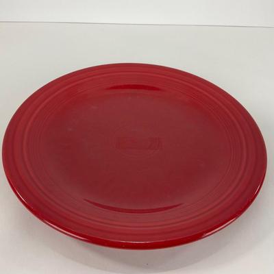 -44- DISHES | Fiesta Homer Laughlin | Six Red Large Plates