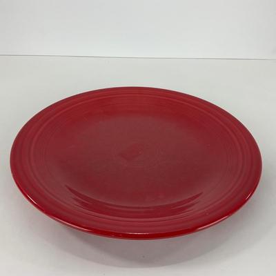 -44- DISHES | Fiesta Homer Laughlin | Six Red Large Plates