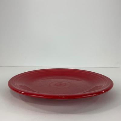 -44- DISHES | Fiesta Homer Laughlin | Six Red Large Plates