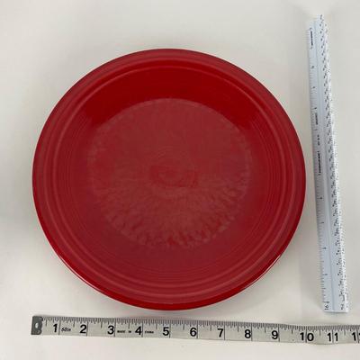 -44- DISHES | Fiesta Homer Laughlin | Six Red Large Plates