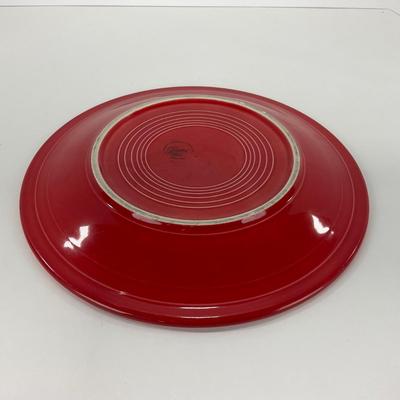 -44- DISHES | Fiesta Homer Laughlin | Six Red Large Plates
