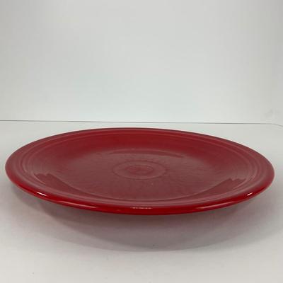 -44- DISHES | Fiesta Homer Laughlin | Six Red Large Plates
