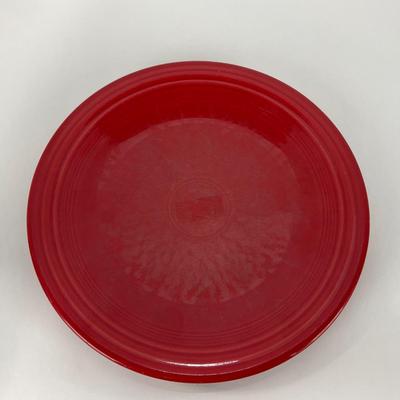 -44- DISHES | Fiesta Homer Laughlin | Six Red Large Plates