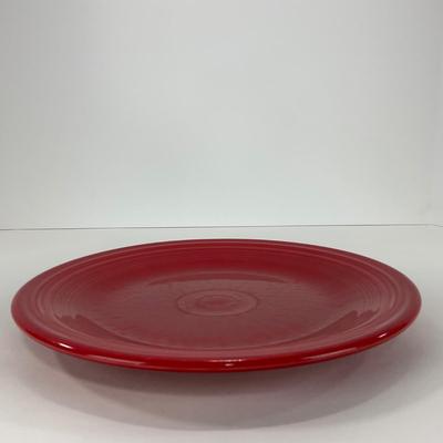 -44- DISHES | Fiesta Homer Laughlin | Six Red Large Plates
