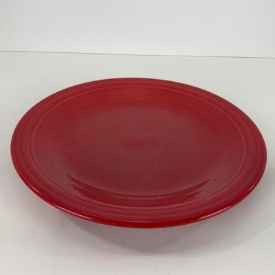 -44- DISHES | Fiesta Homer Laughlin | Six Red Large Plates