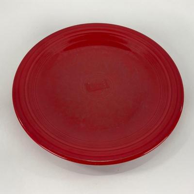 -44- DISHES | Fiesta Homer Laughlin | Six Red Large Plates