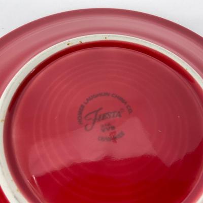 -45- DISHES | Fiesta Homer Laughlin | Red Small Plates