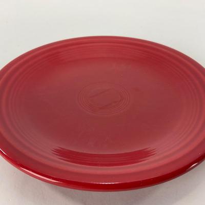 -45- DISHES | Fiesta Homer Laughlin | Red Small Plates