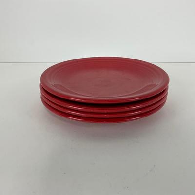 -45- DISHES | Fiesta Homer Laughlin | Red Small Plates