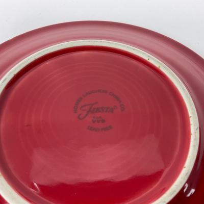 -45- DISHES | Fiesta Homer Laughlin | Red Small Plates